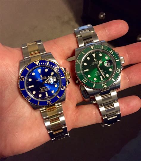 rolex bluesy vs two tone black|rolex two tone blue dial.